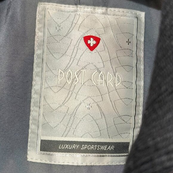 Postcard gray 3/4 apres ski jacket hood knit cuffs 10 Luxury Sportswear - Picture 3 of 6